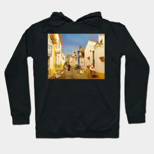 The street that never existed in Óbidos Hoodie